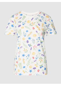 T-shirt we wzory na całej powierzchni ze sklepu Peek&Cloppenburg  w kategorii Bluzki damskie - zdjęcie 168115150