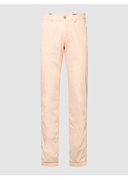 Spodnie materiałowe z lamowanymi kieszeniami model ‘Torino’ ze sklepu Peek&Cloppenburg  w kategorii Spodnie męskie - zdjęcie 168116002