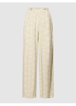 Spodnie ze wzorem na całej powierzchni model ‘GADAT’ ze sklepu Peek&Cloppenburg  w kategorii Spodnie damskie - zdjęcie 168116354