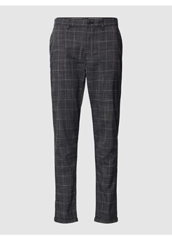 Spodnie materiałowe ze wzorem w kratę glencheck ze sklepu Peek&Cloppenburg  w kategorii Spodnie męskie - zdjęcie 168116611