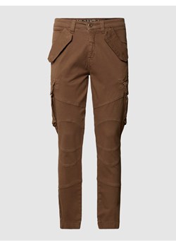 Spodnie cargo z detalami z logo model ‘COMBAT’ ze sklepu Peek&Cloppenburg  w kategorii Spodnie męskie - zdjęcie 168116811