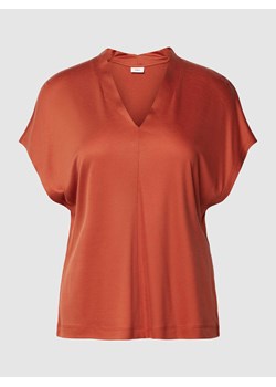 T-shirt z lyocellu z dekoltem w serek ze sklepu Peek&Cloppenburg  w kategorii Bluzki damskie - zdjęcie 168116931
