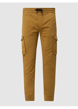 Spodnie cargo z detalami z logo model ‘Twill’ ze sklepu Peek&Cloppenburg  w kategorii Spodnie męskie - zdjęcie 168117331