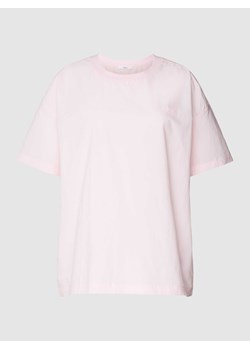 T-shirt z naszywką z napisem ze sklepu Peek&Cloppenburg  w kategorii Bluzki damskie - zdjęcie 168117550
