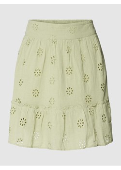 Spódnica mini z haftem angielskim model ‘MAJA’ ze sklepu Peek&Cloppenburg  w kategorii Spódnice - zdjęcie 168117570