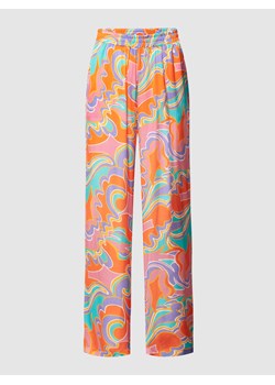 Spodnie z wzorem na całej powierzchni ze sklepu Peek&Cloppenburg  w kategorii Spodnie damskie - zdjęcie 168117950