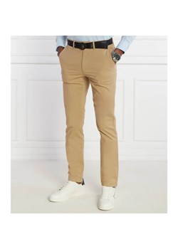 Calvin Klein Spodnie chino + pasek MODERN TWILL | Slim Fit ze sklepu Gomez Fashion Store w kategorii Spodnie męskie - zdjęcie 168118392