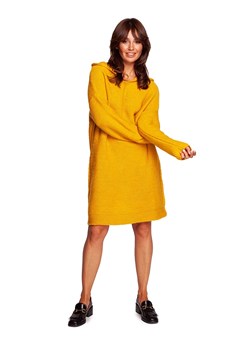 Be Wear Dzianinowa sukienka w kolorze musztardowym ze sklepu Limango Polska w kategorii Sukienki - zdjęcie 168121690