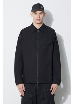 A-COLD-WALL* kurtka bawełniana Zip Overshirt kolor czarny przejściowa oversize ACWMSH138A ze sklepu PRM w kategorii Kurtki męskie - zdjęcie 168126371