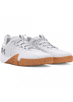 Męskie buty treningowe crossfit Under Armour UA TriBase Reign 6 - białe ze sklepu Sportstylestory.com w kategorii Buty sportowe męskie - zdjęcie 168126653