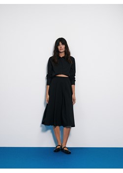 Reserved - Gładka spódnica midi - czarny ze sklepu Reserved w kategorii Spódnice - zdjęcie 168130781