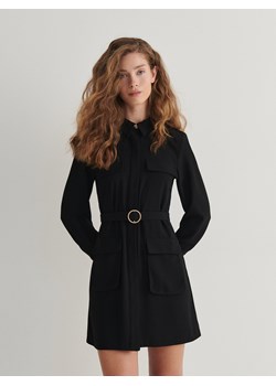 Reserved - Sukienka z paskiem - czarny ze sklepu Reserved w kategorii Sukienki - zdjęcie 168130873