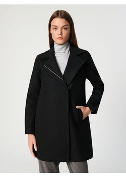 Sinsay - Płaszcz z wełną - czarny ze sklepu Sinsay w kategorii Płaszcze damskie - zdjęcie 168132912