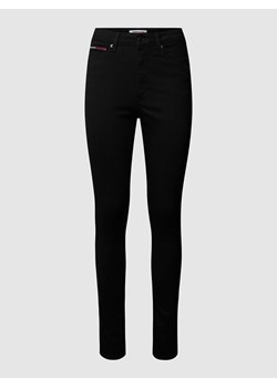 Jeansy z wysokim stanem o kroju super skinny fit z dodatkiem streczu model ‘Sylvia’ ze sklepu Peek&Cloppenburg  w kategorii Jeansy damskie - zdjęcie 168133343