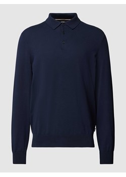Koszulka polo o kroju regular fit z długim rękawem model ‘Gemello’ ze sklepu Peek&Cloppenburg  w kategorii T-shirty męskie - zdjęcie 168133401