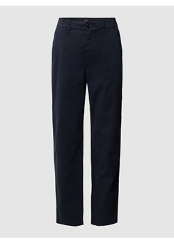 Spodnie o kroju straight fit z zapięciem na guzik ze sklepu Peek&Cloppenburg  w kategorii Spodnie damskie - zdjęcie 168133492