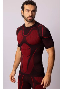 Termoaktywna koszulka męska z krótkim rękawem czarno-czerwona Adrenaline, Kolor czarno-czerwony, Rozmiar L, Spaio ze sklepu Primodo w kategorii Bielizna termoaktywna męska - zdjęcie 168135591