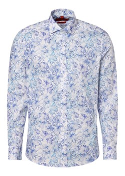 Finshley & Harding Koszula męska Mężczyźni Slim Fit Bawełna jasnoniebieski nadruk ze sklepu vangraaf w kategorii Koszule męskie - zdjęcie 168136951