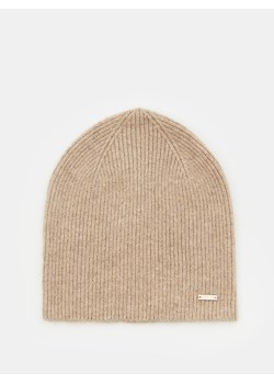 Mohito - Beżowa czapka - beżowy ze sklepu Mohito w kategorii Czapki zimowe damskie - zdjęcie 168140793