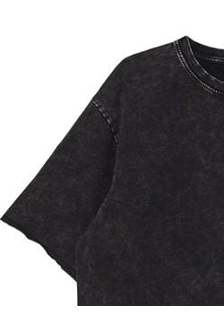 Cropp - Czarna koszulka acid wash - czarny ze sklepu Cropp w kategorii T-shirty męskie - zdjęcie 168146411