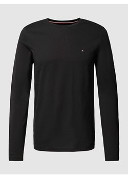 Bluzka z długim rękawem i wyhaftowanym logo ze sklepu Peek&Cloppenburg  w kategorii T-shirty męskie - zdjęcie 168146684