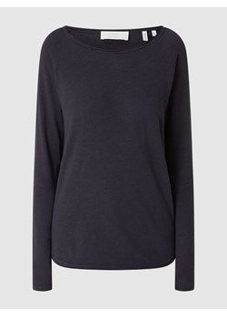 Bluzka z długim rękawem z bawełny ekologicznej ze sklepu Peek&Cloppenburg  w kategorii Bluzki damskie - zdjęcie 168146792