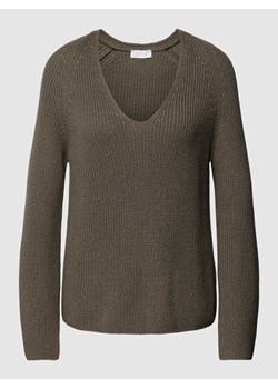 Sweter z dzianiny z fakturowanym wzorem model ‘Corry’ ze sklepu Peek&Cloppenburg  w kategorii Swetry damskie - zdjęcie 168146831