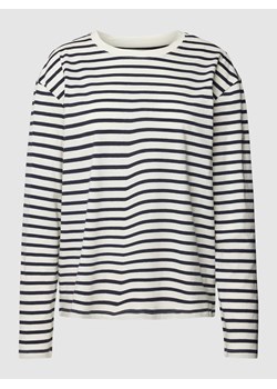 Bluzka z długim rękawem z wzorem w paski ze sklepu Peek&Cloppenburg  w kategorii Bluzki damskie - zdjęcie 168147030