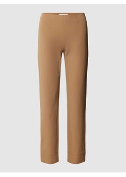 Spodnie ze streczu o kroju slim fit z ozdobnymi szwami ze sklepu Peek&Cloppenburg  w kategorii Spodnie damskie - zdjęcie 168147222