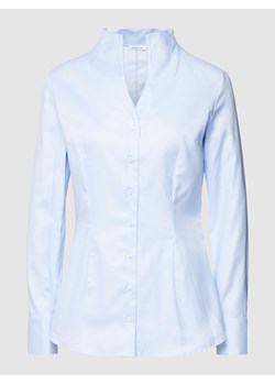 Bluzka ze spiczastym dekoltem ze stójką i listwą guzikową ze sklepu Peek&Cloppenburg  w kategorii Koszule damskie - zdjęcie 168147390