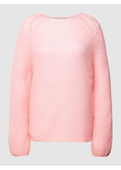 Sweter z dzianiny z mieszanki moheru w jednolitym kolorze ze sklepu Peek&Cloppenburg  w kategorii Swetry damskie - zdjęcie 168147424