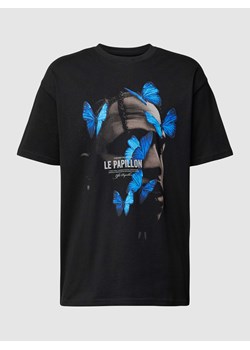 T-shirt z nadrukiem z motywem model ‘LE PAPILLON’ ze sklepu Peek&Cloppenburg  w kategorii T-shirty męskie - zdjęcie 168147443