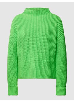 Sweter z dzianiny z golfem model ‘SELMA’ ze sklepu Peek&Cloppenburg  w kategorii Swetry damskie - zdjęcie 168147611