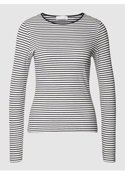 Bluzka z długim rękawem z wzorem w paski ze sklepu Peek&Cloppenburg  w kategorii Bluzki damskie - zdjęcie 168147940