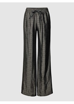 Spodnie materiałowe z żakardowym wzorem model ‘POMY’ ze sklepu Peek&Cloppenburg  w kategorii Spodnie damskie - zdjęcie 168148063