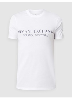T-shirt z nadrukiem z logo model ‘milano’ ze sklepu Peek&Cloppenburg  w kategorii T-shirty męskie - zdjęcie 168148234