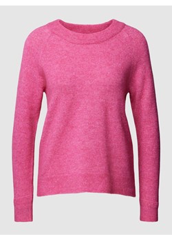 Sweter z dzianiny z fakturowanym wzorem model ‘LULU’ ze sklepu Peek&Cloppenburg  w kategorii Swetry damskie - zdjęcie 168148244