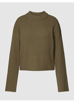 Sweter z dzianiny z okrągłym dekoltem ze sklepu Peek&Cloppenburg  w kategorii Swetry damskie - zdjęcie 168148511