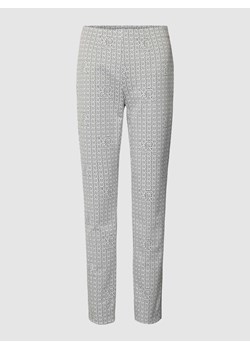 Spodnie materiałowe ze wzorem na całej powierzchni model ‘PENNY’ ze sklepu Peek&Cloppenburg  w kategorii Spodnie damskie - zdjęcie 168148514