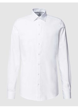 Koszula biznesowa z fakturowanym wzorem model ‘New York’ ze sklepu Peek&Cloppenburg  w kategorii Koszule męskie - zdjęcie 168148862