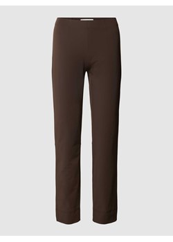 Spodnie ze streczu o kroju slim fit z ozdobnymi szwami ze sklepu Peek&Cloppenburg  w kategorii Spodnie damskie - zdjęcie 168148994