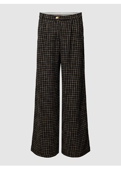 Spodnie materiałowe ze wzorem w kratę model ‘Angela’ ze sklepu Peek&Cloppenburg  w kategorii Spodnie damskie - zdjęcie 168149683