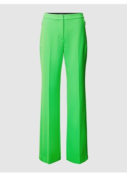 Spodnie w stylu Marleny Dietrich z dodatkiem wiskozy i kieszeniami zapinanymi na zamek błyskawiczny ze sklepu Peek&Cloppenburg  w kategorii Spodnie damskie - zdjęcie 168150031