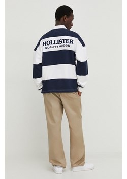 Hollister Co. bluza męska kolor granatowy wzorzysta ze sklepu ANSWEAR.com w kategorii Bluzy męskie - zdjęcie 168154281