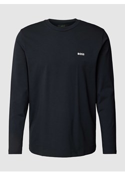 Bluzka z długim rękawem i nadrukiem z logo ze sklepu Peek&Cloppenburg  w kategorii T-shirty męskie - zdjęcie 168159142