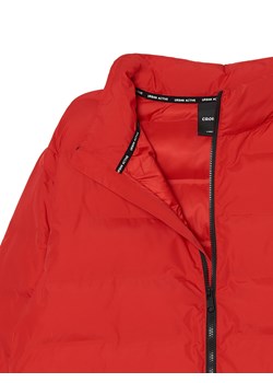 Cropp - Czerwona kurtka puffer ze stójką - czerwony ze sklepu Cropp w kategorii Kurtki męskie - zdjęcie 168172774