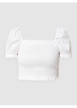 Bluzka krótka z falbanami ze sklepu Peek&Cloppenburg  w kategorii Bluzki damskie - zdjęcie 168175242