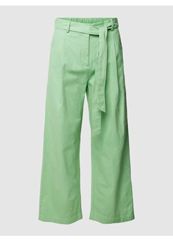Spodnie z wiązanym paskiem model ‘Mareika’ ze sklepu Peek&Cloppenburg  w kategorii Spodnie damskie - zdjęcie 168175530