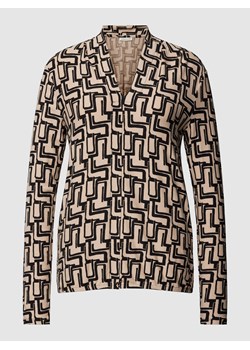 Bluzka z długim rękawem we wzory na całej powierzchni ze sklepu Peek&Cloppenburg  w kategorii Bluzki damskie - zdjęcie 168175550