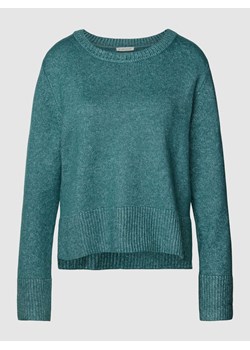 Sweter z dzianiny z okrągłym dekoltem ze sklepu Peek&Cloppenburg  w kategorii Swetry damskie - zdjęcie 168175614